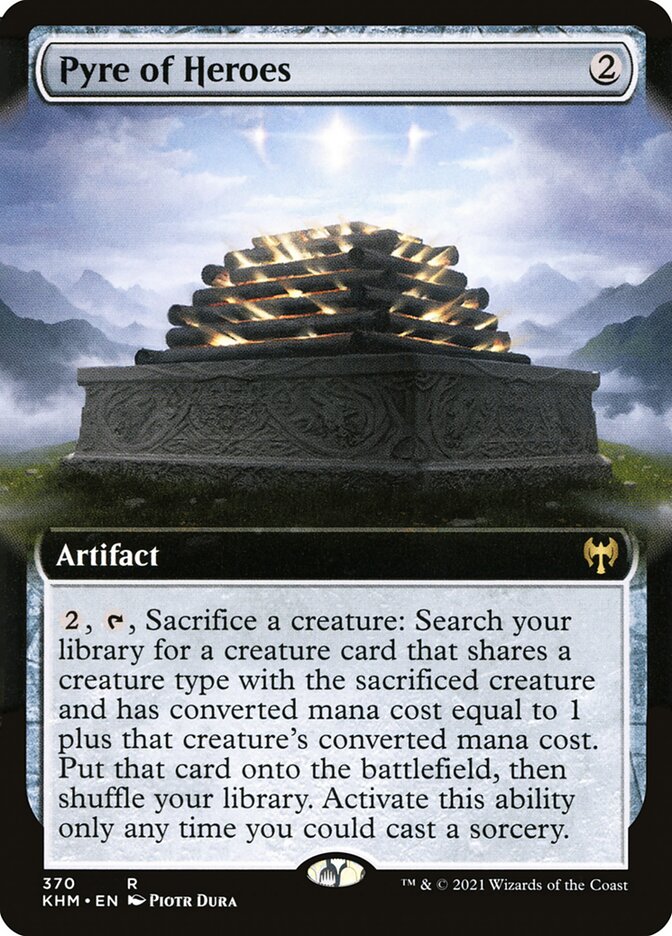Pyre of Heroes 370 (Kaldheim)  - Extended Art Foil | Good Games Adelaide SA