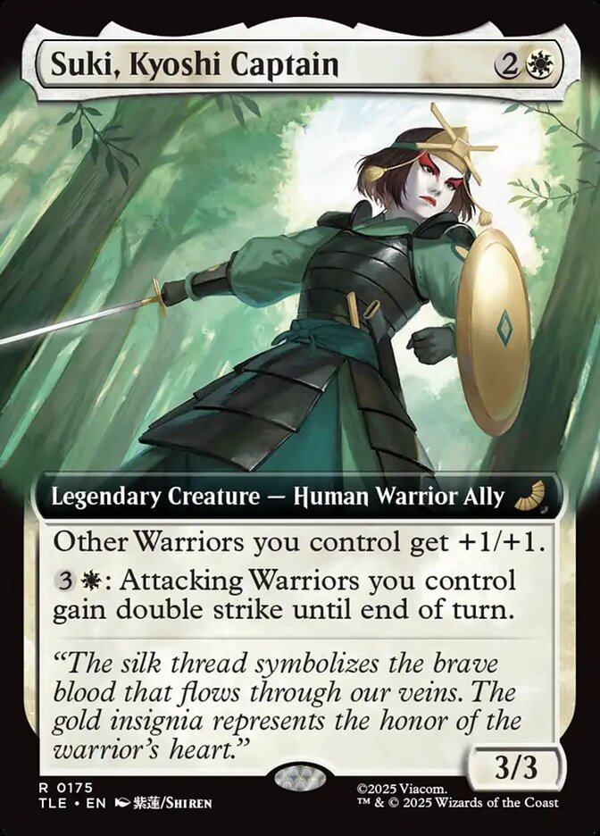 Suki, Kyoshi Captain 175/0 (Avatar: The Last Airbender: Eternal-Legal)  - Extended Art  | Good Games Adelaide SA