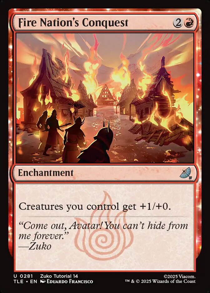 Fire Nation's Conquest 281 (Avatar: The Last Airbender: Eternal-Legal)  | Good Games Adelaide SA