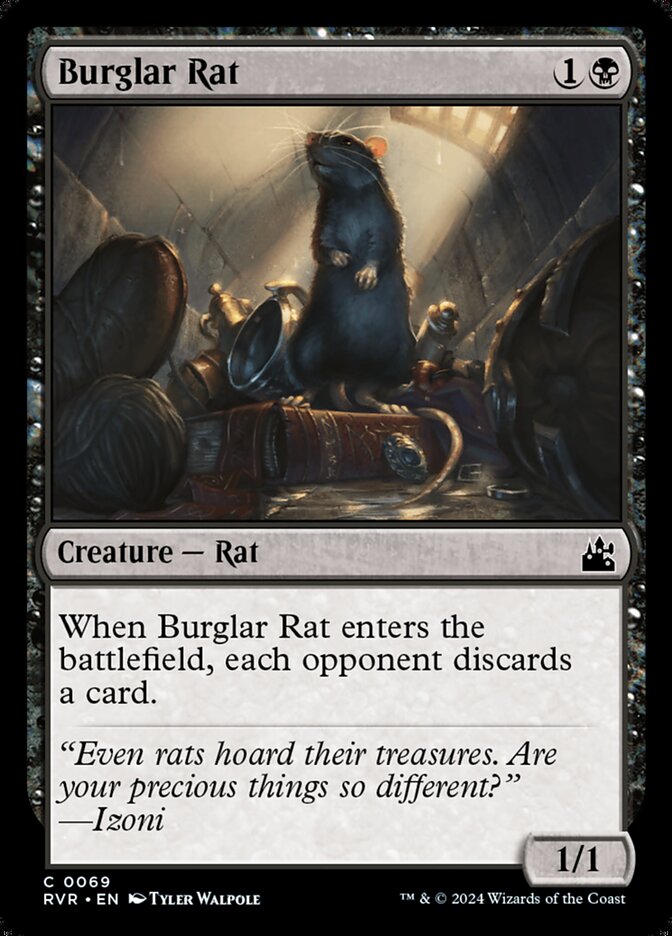 Burglar Rat 69 (Ravnica Remastered)  | Good Games Adelaide SA