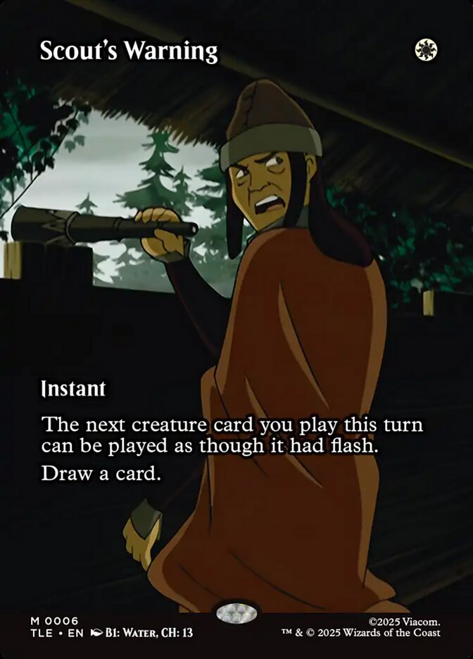 Scout's Warning 6 (Avatar: The Last Airbender: Eternal-Legal)  | Good Games Adelaide SA
