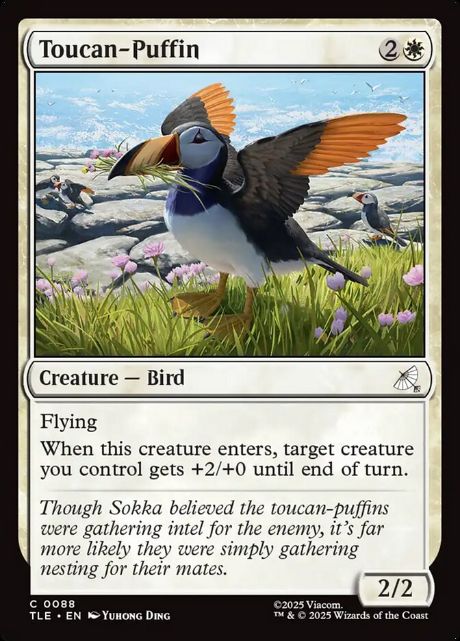 Toucan-Puffin 88 (Avatar: The Last Airbender: Eternal-Legal)  - Foil | Good Games Adelaide SA