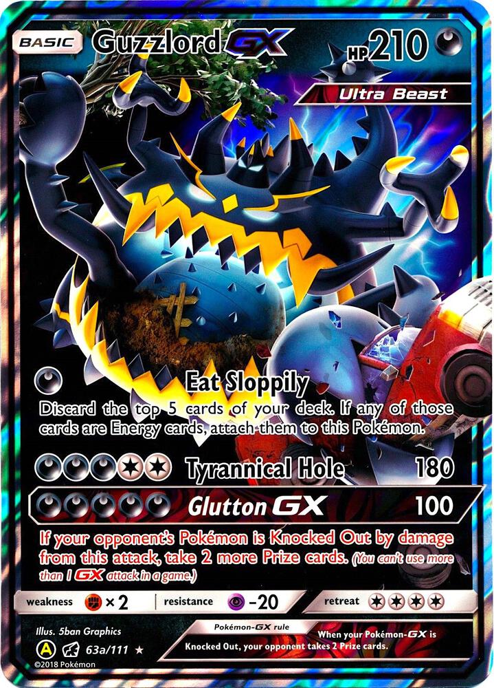 Guzzlord GX 063a/111 (Alternate Art Promos)  - Holofoil | Good Games Adelaide SA