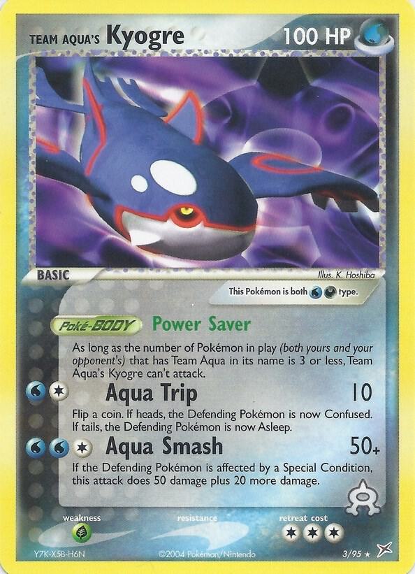 Team Aqua's Kyogre ex 003/095 (Deck Exclusives)  | Good Games Adelaide SA