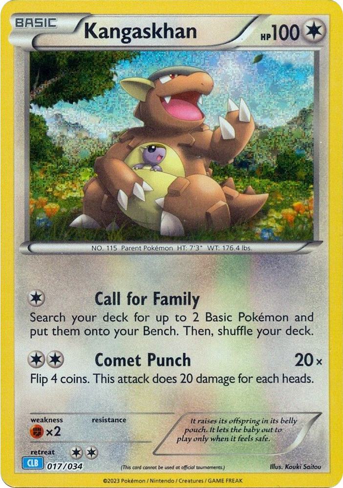 Kangaskhan 017/034 (Trading Card Game Classic)  - Holofoil | Good Games Adelaide SA