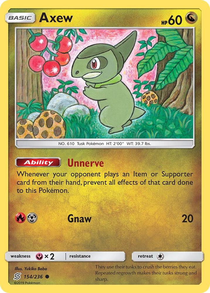 Axew 154/236 (SM - Unified Minds)  | Good Games Adelaide SA