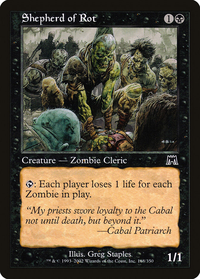 Shepherd of Rot 168 (Onslaught)  - Foil | Good Games Adelaide SA