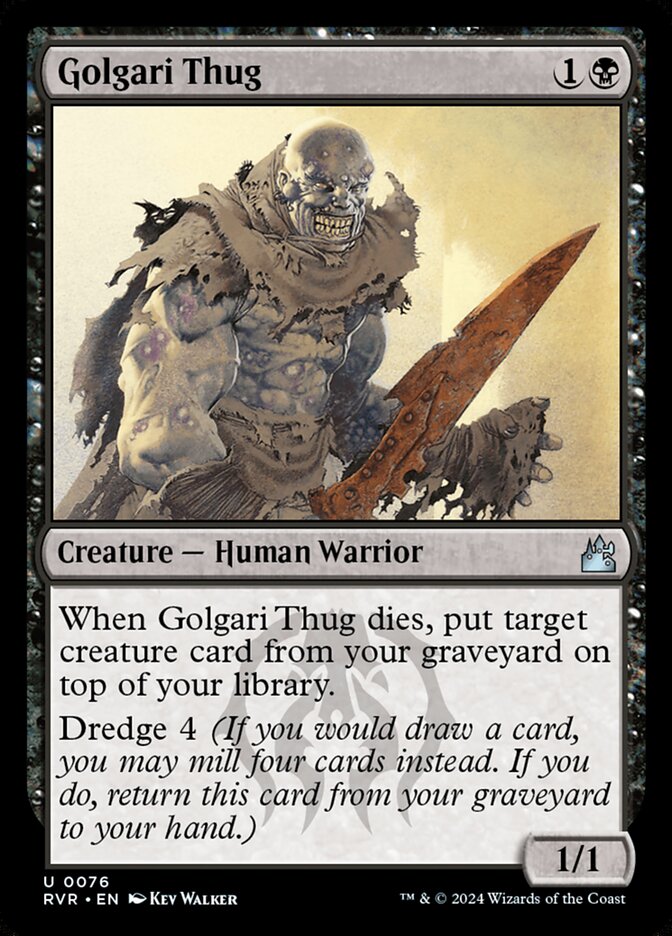 Golgari Thug 76 (Ravnica Remastered)  - Foil | Good Games Adelaide SA