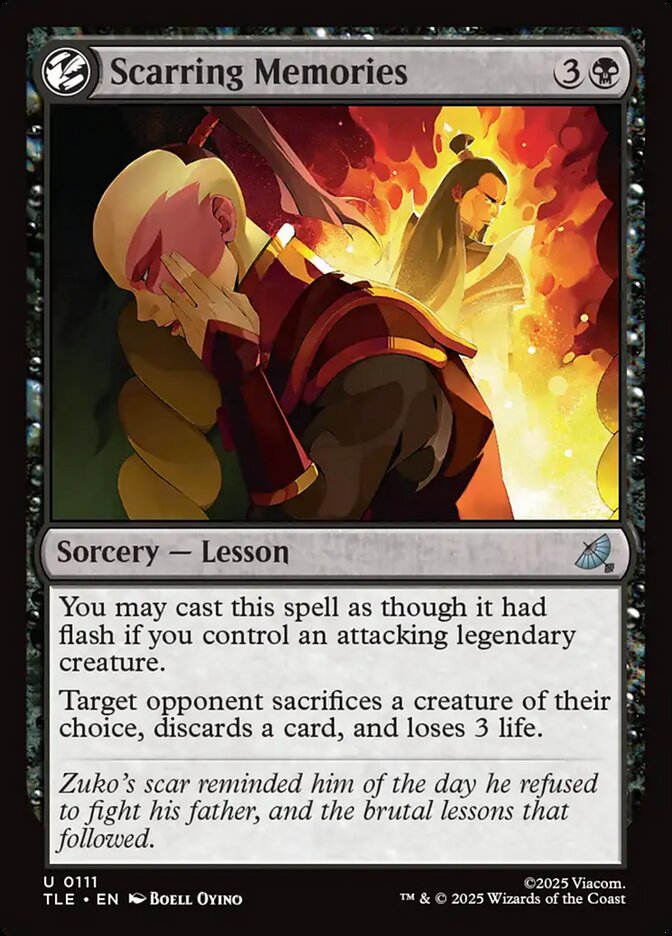 Scarring Memories 111 (Avatar: The Last Airbender: Eternal-Legal)  - Foil | Good Games Adelaide SA