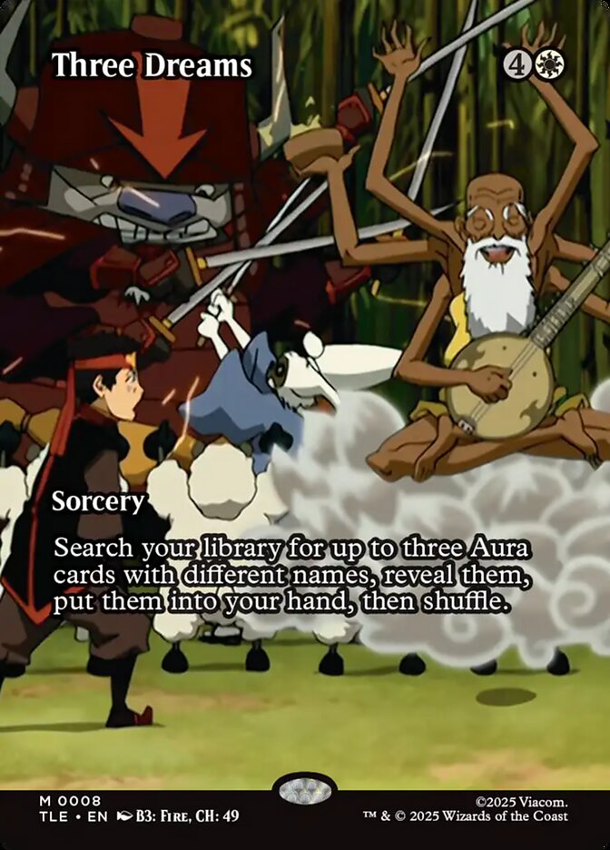 Three Dreams  8/0 (Avatar: The Last Airbender: Eternal-Legal)  - Borderless | Good Games Adelaide SA