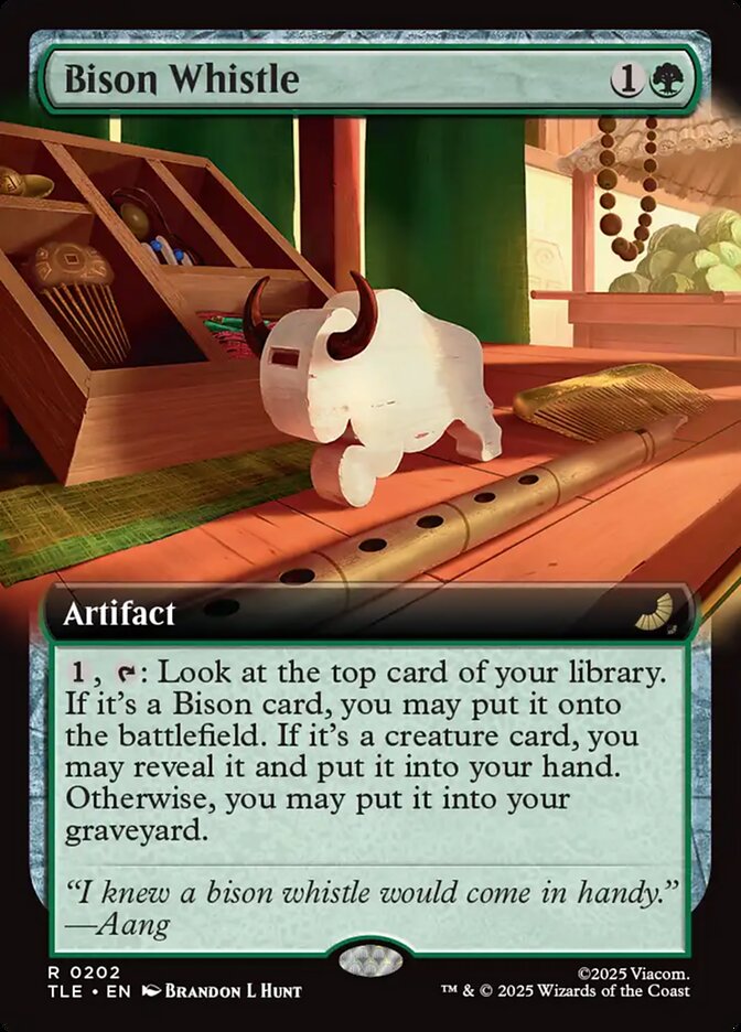 Bison Whistle 202/0 (Avatar: The Last Airbender: Eternal-Legal)  - Extended Art | Good Games Adelaide SA