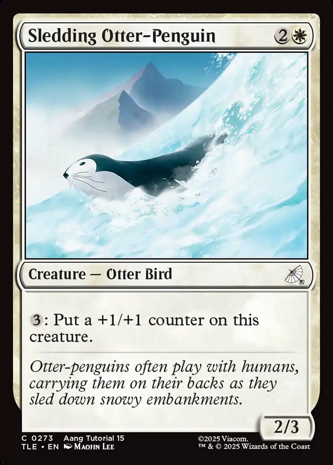 Sledding Otter-Penguin 273 (Avatar: The Last Airbender: Eternal-Legal)  | Good Games Adelaide SA