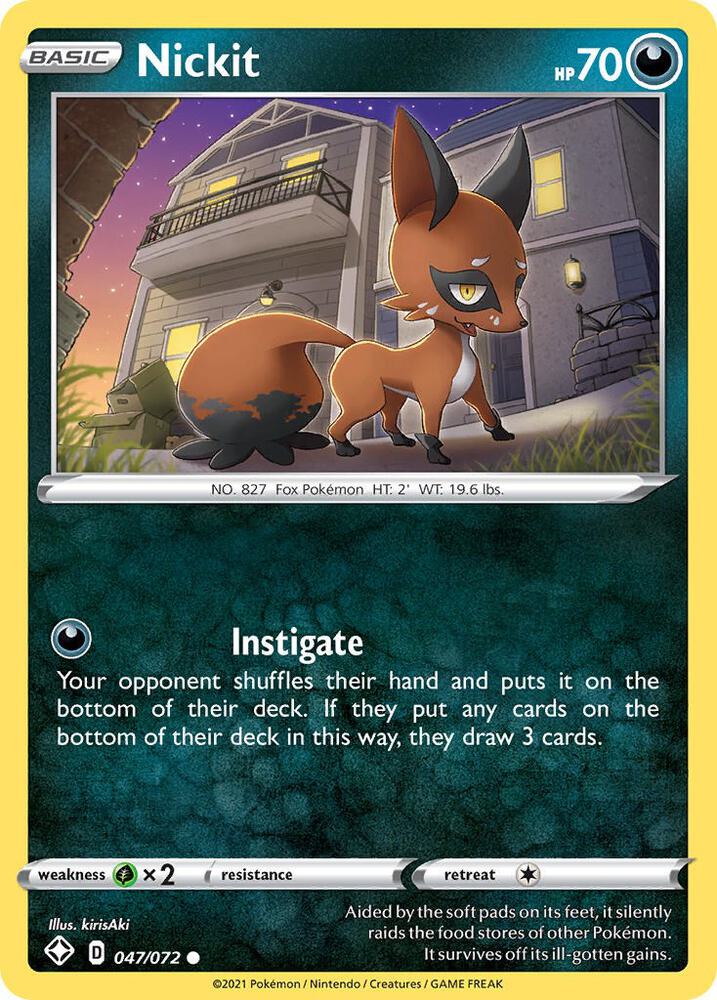 Nickit 047/072 (Shining Fates)  | Good Games Adelaide SA