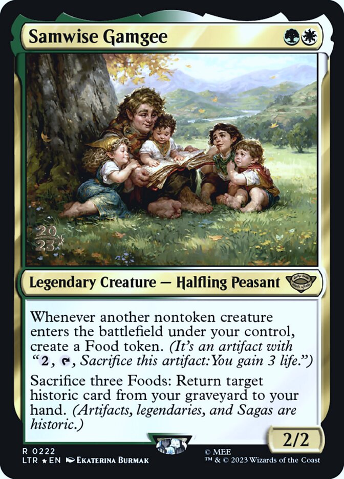 Samwise Gamgee 222 (Prerelease Cards)  - Foil | Good Games Adelaide SA
