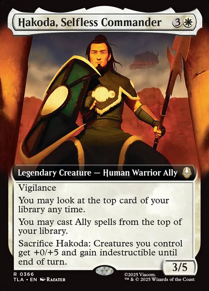 Hakoda, Selfless Commander 366 (Avatar: The Last Airbender)  | Good Games Adelaide SA