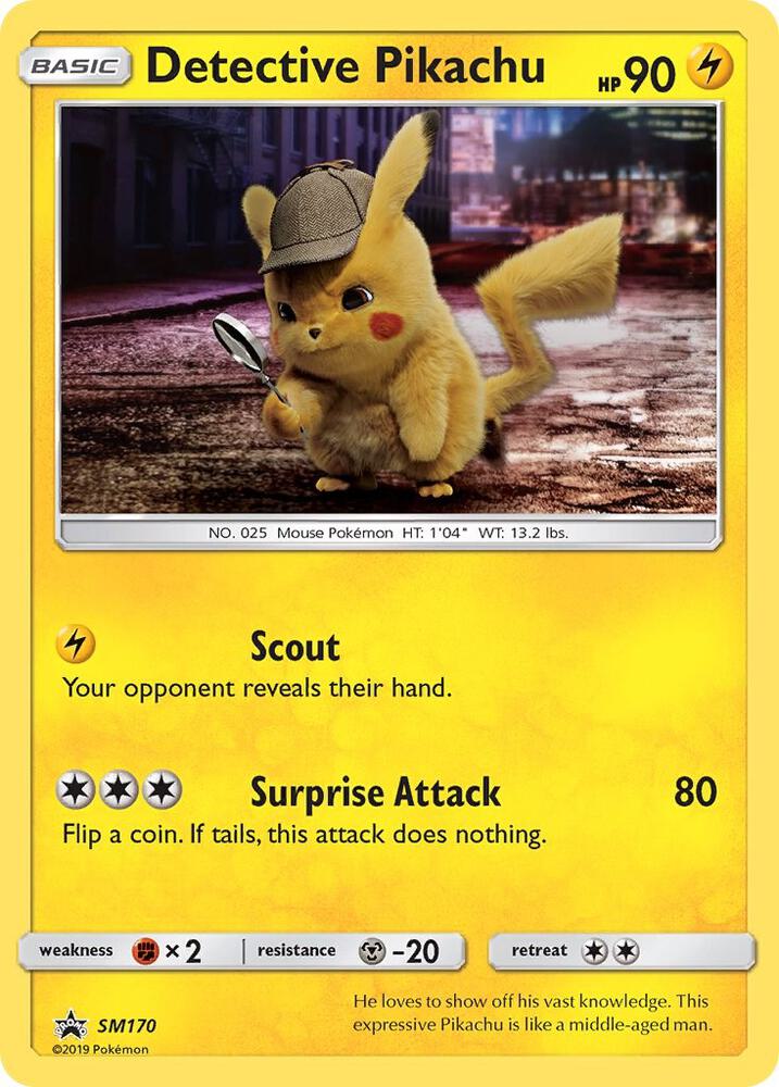 Detective Pikachu SM170 (SM Promos)  - Holofoil | Good Games Adelaide SA