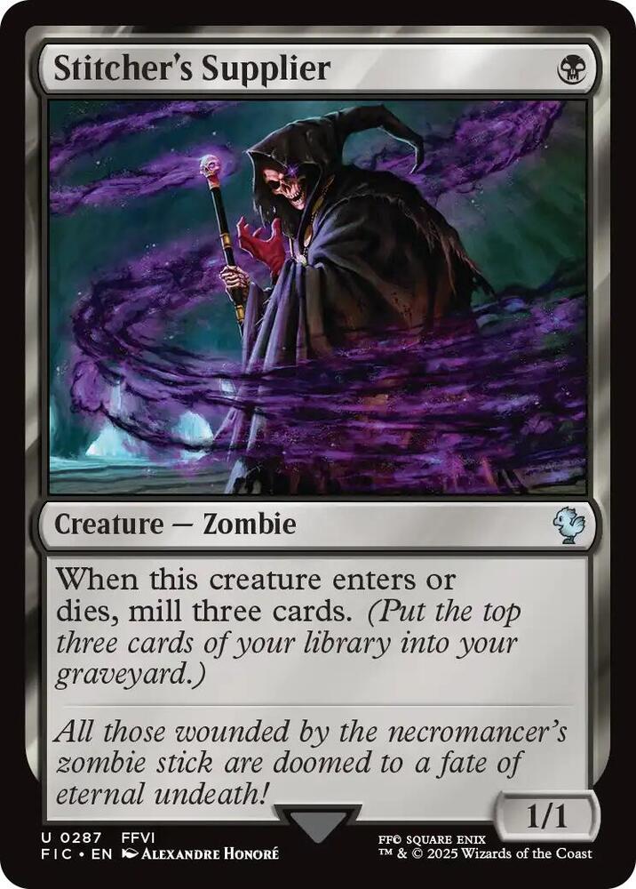 Stitchers Supplier  287 (Commander: FINAL FANTASY)  - Foil | Good Games Adelaide SA