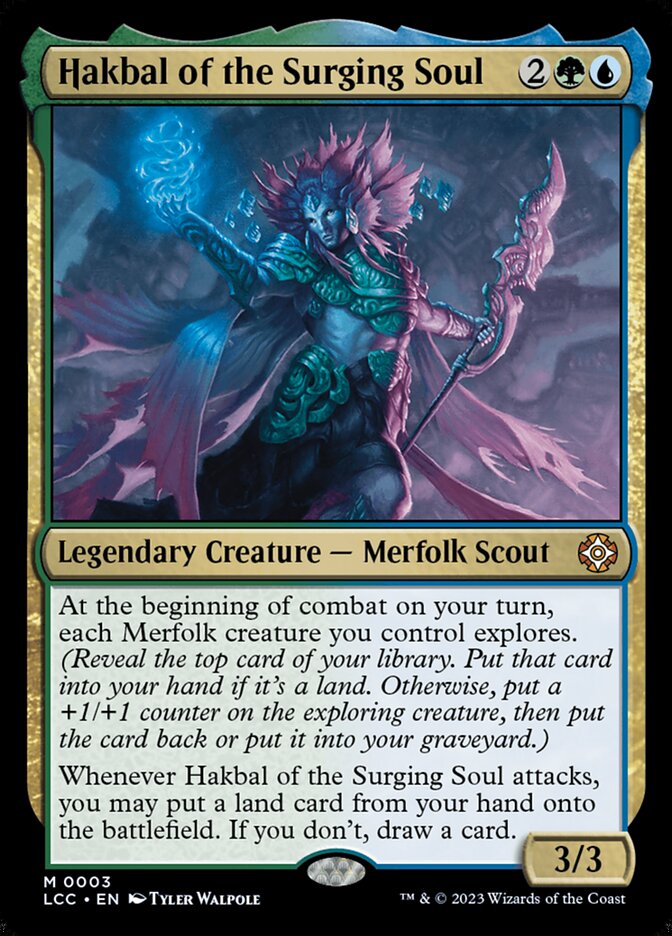 Hakbal of the Surging Soul 3 (Commander: The Lost Caverns of Ixalan)  - Foil | Good Games Adelaide SA