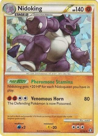 Nidoking 6 102 Cracked Ice Holo 006/102 (Deck Exclusives)  - Holofoil | Good Games Adelaide SA