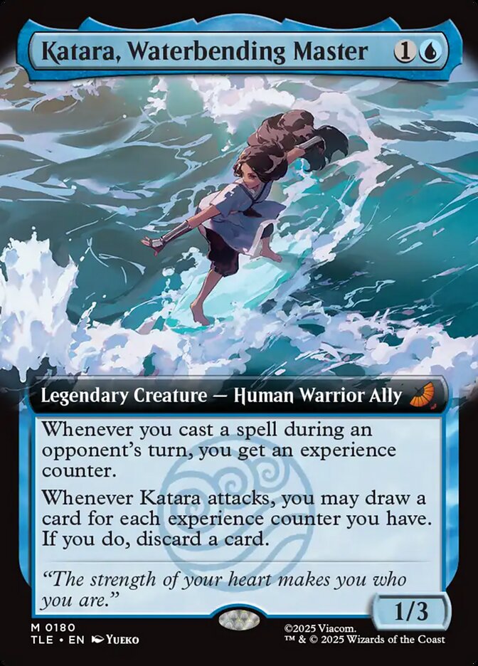 Katara Waterbending Master Extended Art 180/0 (Avatar: The Last Airbender: Eternal-Legal)  - Extended Art  | Good Games Adelaide SA