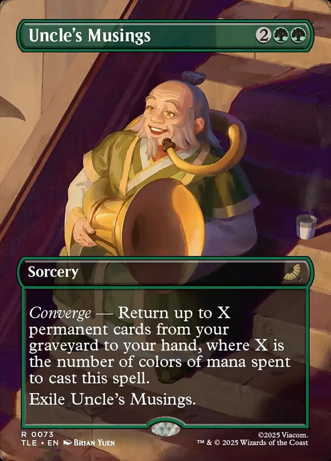 Uncle's Musings 73 (Avatar: The Last Airbender: Eternal-Legal)  - Foil | Good Games Adelaide SA
