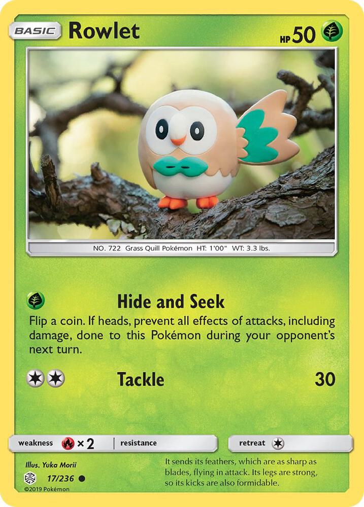 Rowlet 17/236 (SM - Cosmic Eclipse)  | Good Games Adelaide SA