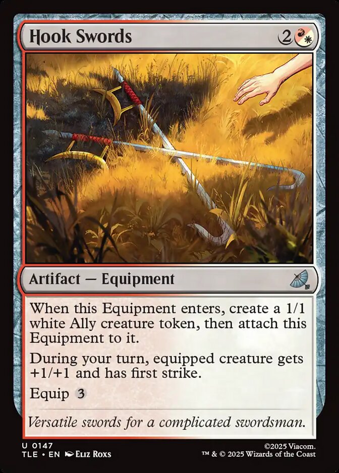 Hook Swords 147 (Avatar: The Last Airbender: Eternal-Legal)  - Foil | Good Games Adelaide SA