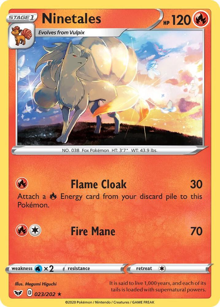 Ninetales 023/202 (SWSH01: Sword & Shield Base Set)  | Good Games Adelaide SA