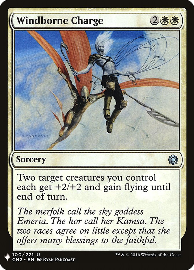 Windborne Charge 100 (The List Reprints)  | Good Games Adelaide SA