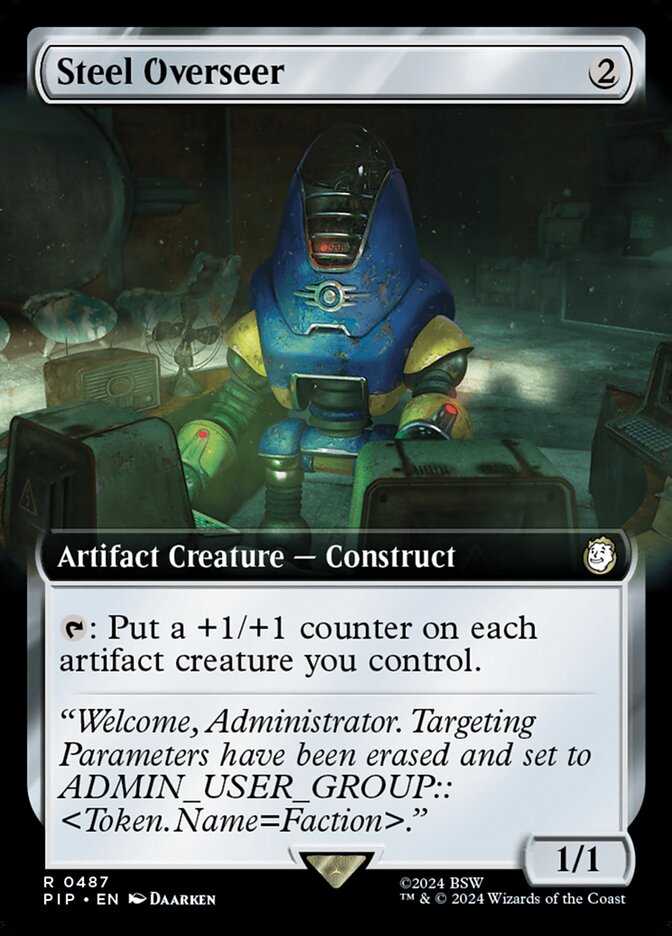 Steel Overseer 487 (Universes Beyond: Fallout)  - Foil | Good Games Adelaide SA