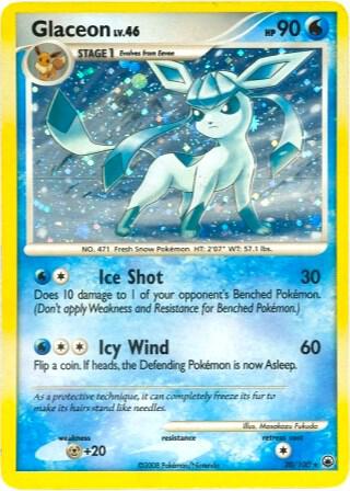 Glaceon 20 100 DP Majestic Dawn 020/100 (Deck Exclusives)  - Holofoil | Good Games Adelaide SA