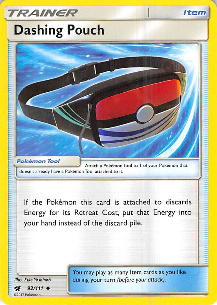 Dashing Pouch 92/111 (SM - Crimson Invasion)  | Good Games Adelaide SA