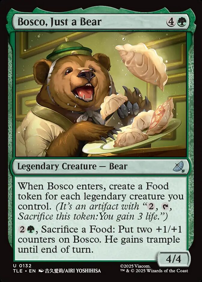 Bosco, Just a Bear 132 (Avatar: The Last Airbender: Eternal-Legal)  - Foil | Good Games Adelaide SA