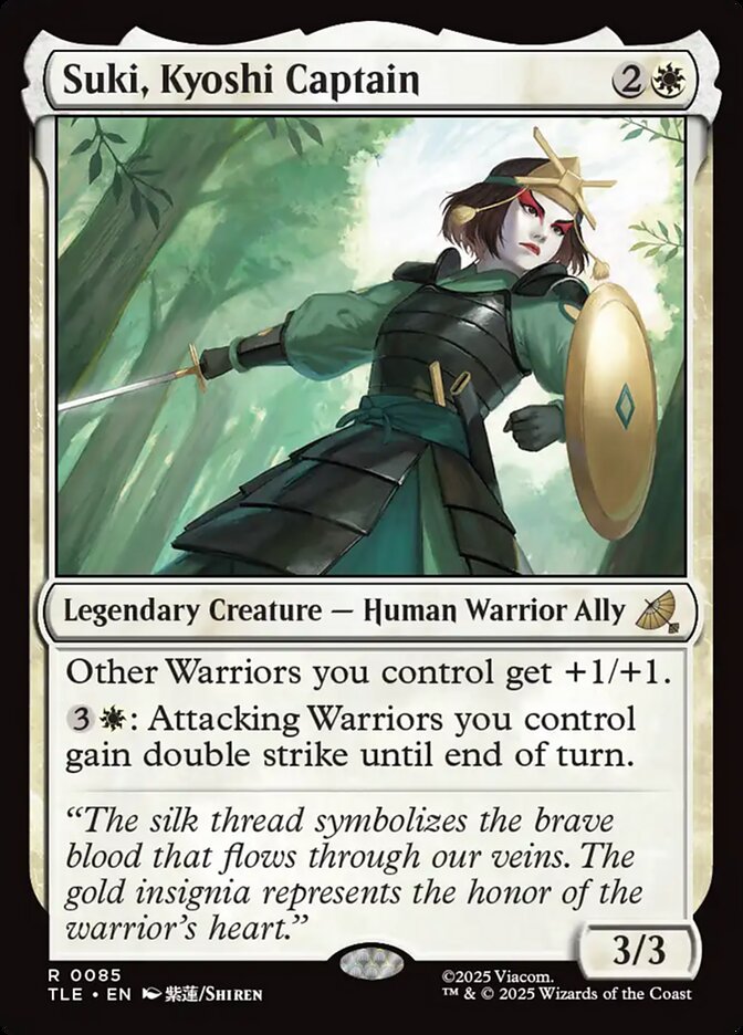 Suki, Kyoshi Captain 85 (Avatar: The Last Airbender: Eternal-Legal)  | Good Games Adelaide SA