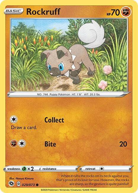 Rockruff 29/73 (Champion's Path)  | Good Games Adelaide SA