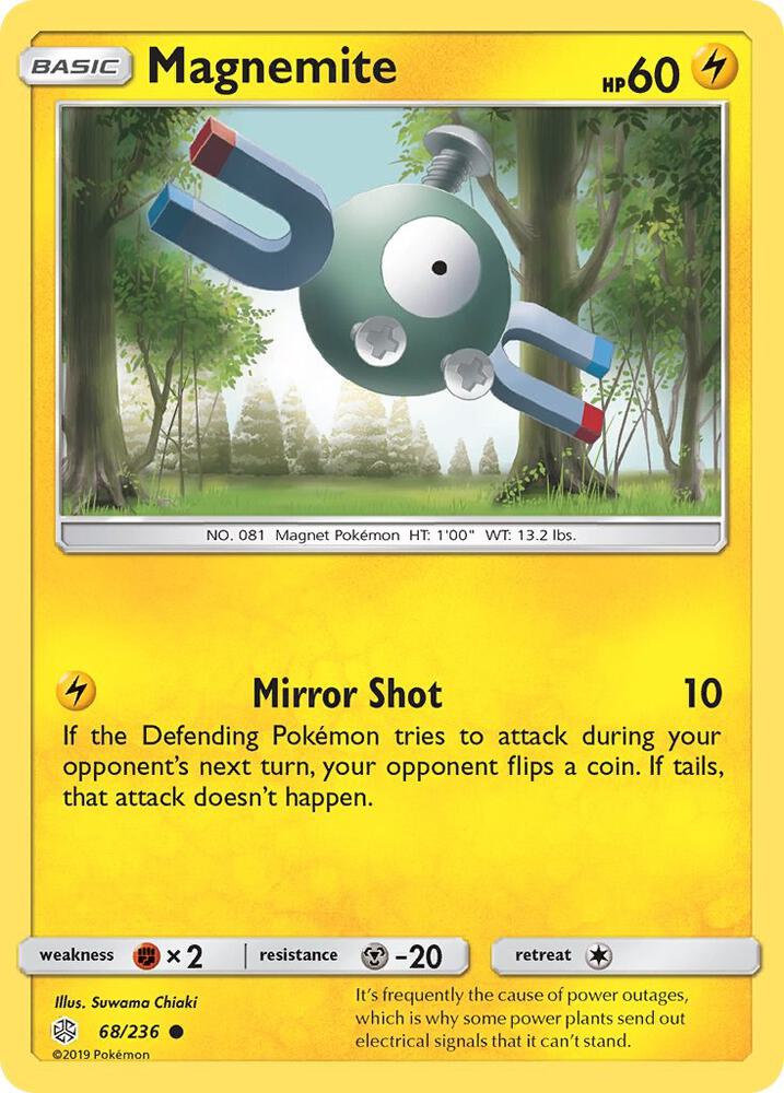 Magnemite 68/236 (SM - Cosmic Eclipse)  | Good Games Adelaide SA