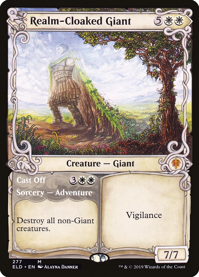 Realm-Cloaked Giant // Cast Off 277 (Throne of Eldraine)  | Good Games Adelaide SA