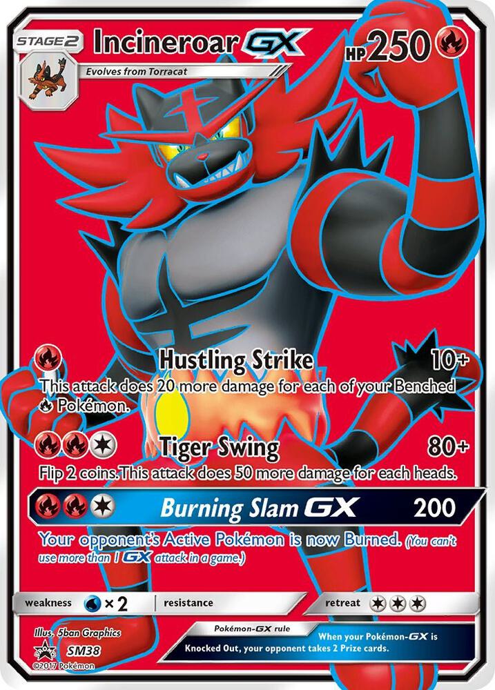 Incineroar GX SM38 (SM Promos)  - Holofoil | Good Games Adelaide SA