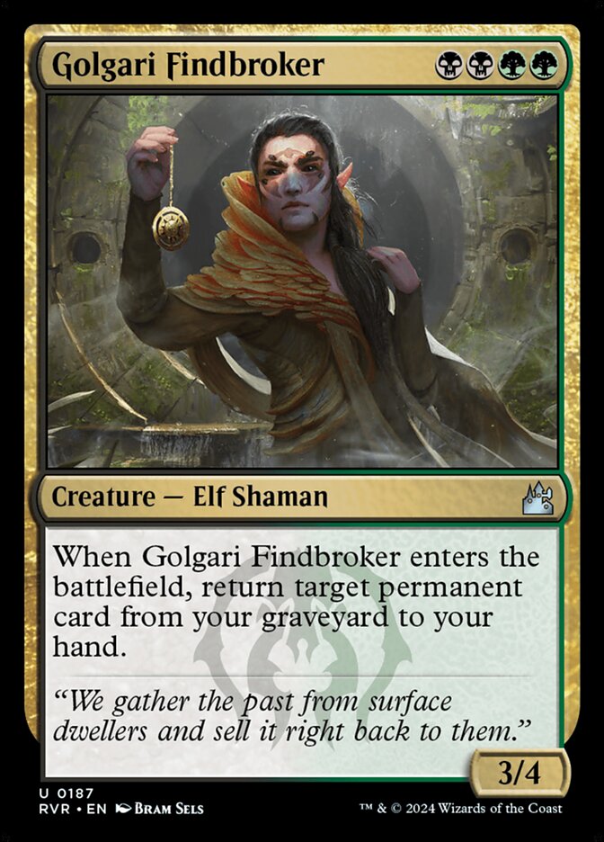 Golgari Findbroker 187 (Ravnica Remastered)  | Good Games Adelaide SA