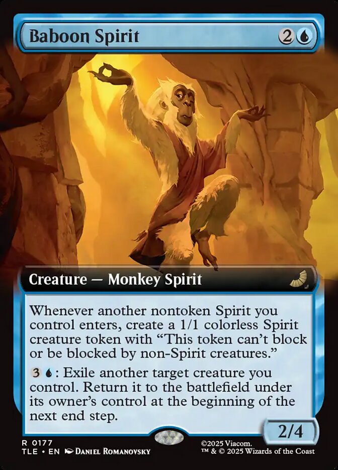Baboon Spirit 177/0 (Avatar: The Last Airbender: Eternal-Legal)  - Extended Art Foil | Good Games Adelaide SA