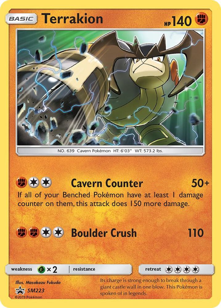 Terrakion SM223 (SM Promos)  - Holofoil | Good Games Adelaide SA