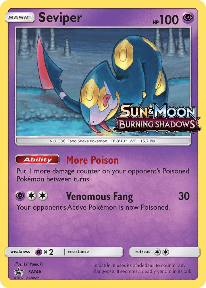 Seviper Prerelease SM46 (SM Promos)  - Holofoil | Good Games Adelaide SA