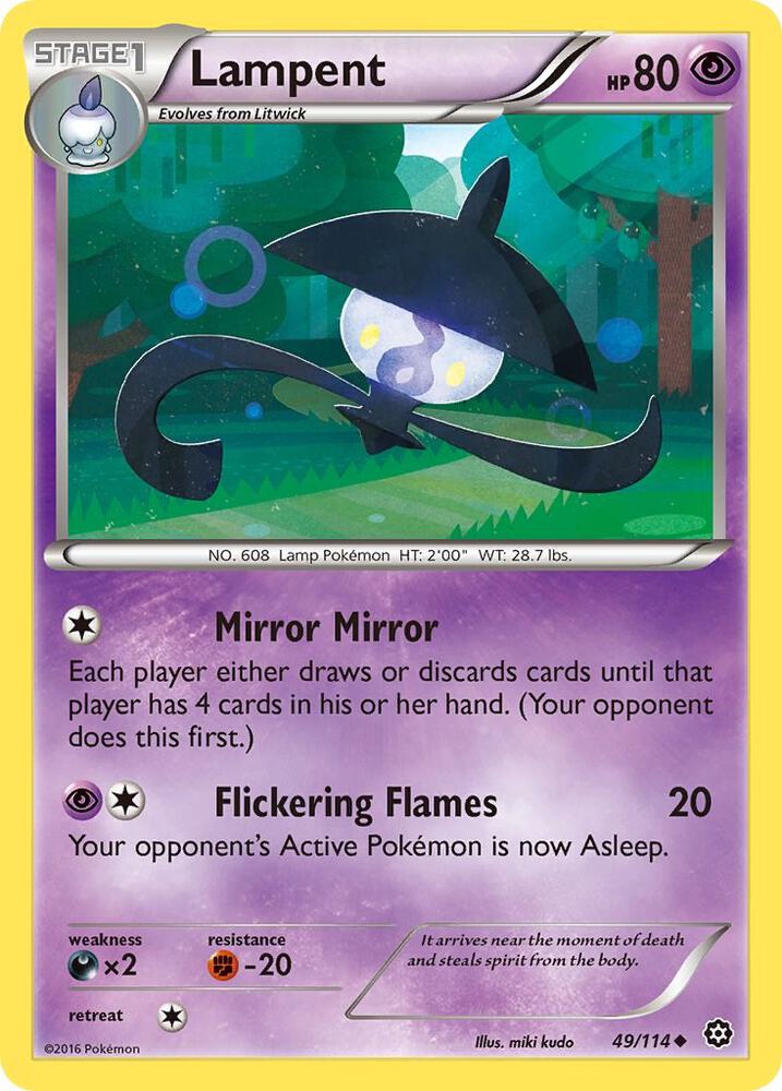 Lampent 49/114 (XY - Steam Siege)  | Good Games Adelaide SA