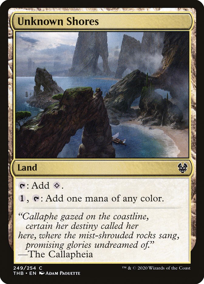 Unknown Shores 249 (Theros Beyond Death)  - Foil | Good Games Adelaide SA