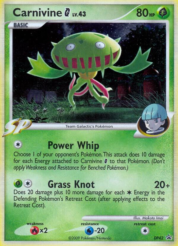 Carnivine G DP42 (Diamond and Pearl Promos)  - Holofoil | Good Games Adelaide SA