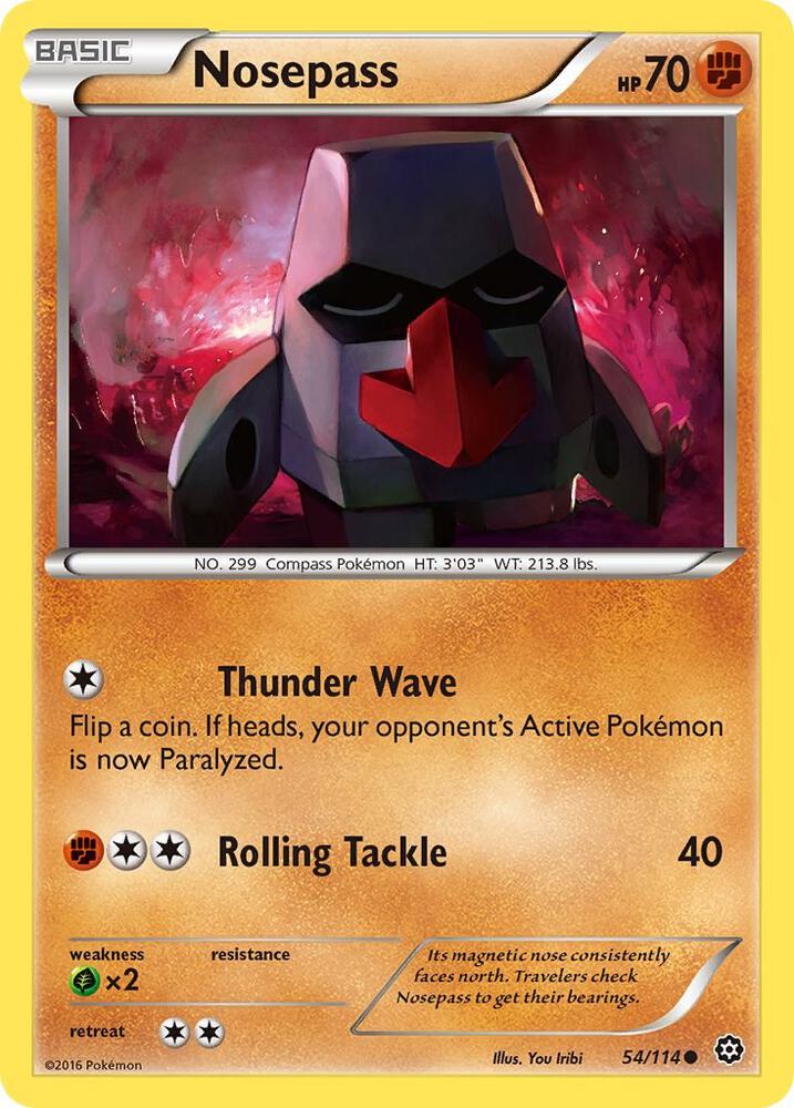 Nosepass 54/114 (XY - Steam Siege)  | Good Games Adelaide SA