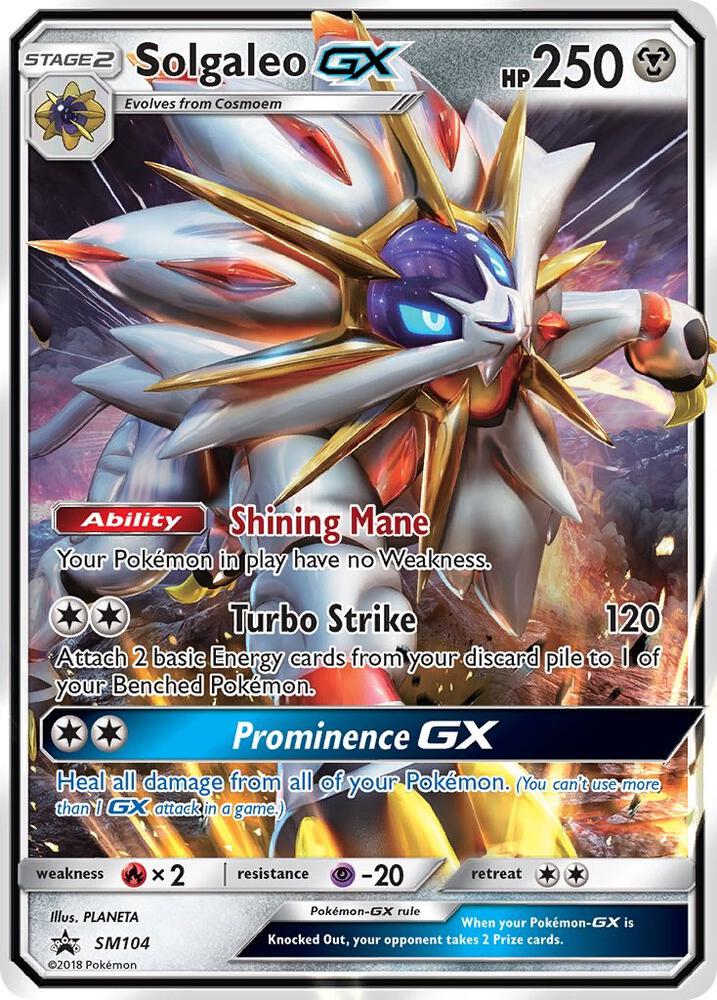 Solgaleo GX SM104 (SM Promos)  - Holofoil | Good Games Adelaide SA