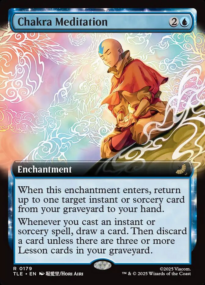 Chakra Meditation 179/0 (Avatar: The Last Airbender: Eternal-Legal)  - Extended Art Foil | Good Games Adelaide SA