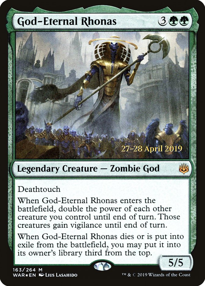 God-Eternal Rhonas 163 (Prerelease Cards)  - Foil | Good Games Adelaide SA