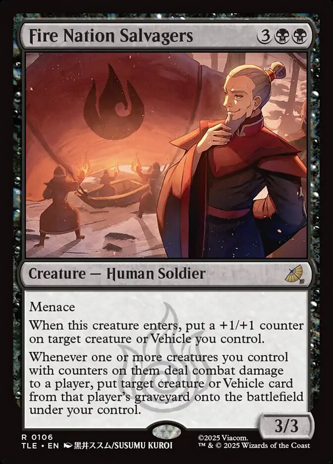 Fire Nation Salvagers 106 (Avatar: The Last Airbender: Eternal-Legal)  - Foil | Good Games Adelaide SA